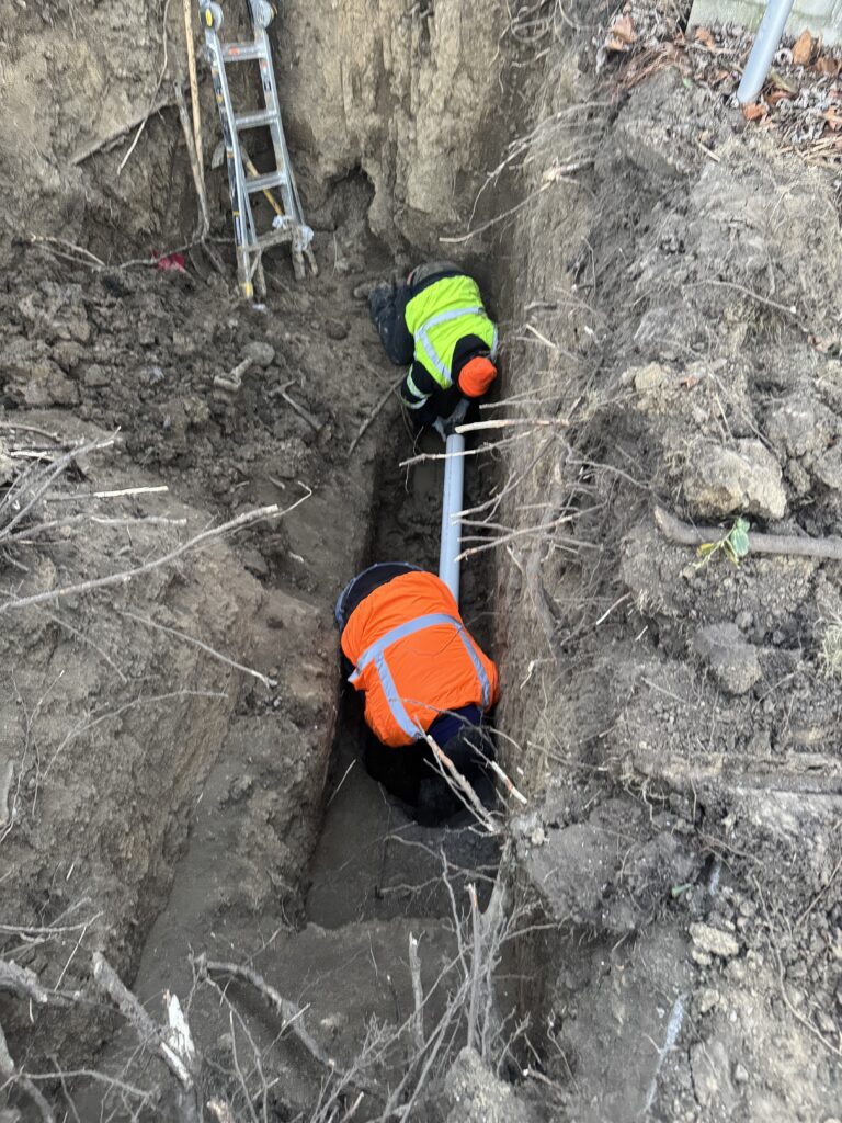 Sewer line replacement